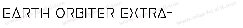 Earth Orbiter Extra字体转换